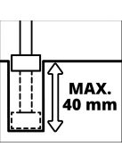 Einhell Akkus élmaró TP-ET 18 Li BL - Solo, router (4350412)