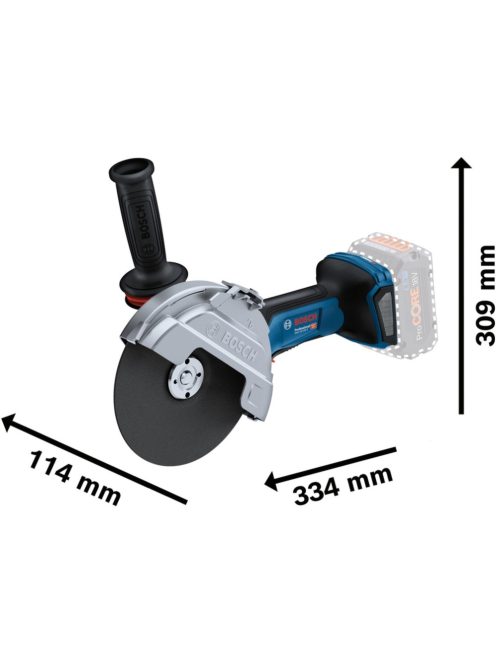 Bosch Akkus sarokcsiszoló BITURBO GWS 18V-180 P Professional solo, Ø 180mm (06019H6L01)