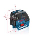 Bosch Kombinált lézer GCL 25 Professional, keresztvonalas lézer (0601066B00)