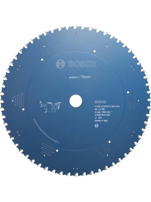 Bosch Expert for Steel körfűrészlap, 254 mm (2608643059)