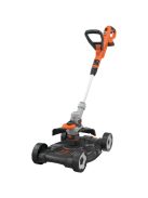 BLACK+DECKER 3 az 1-ben fűnyíró STC1820CM, 18 V