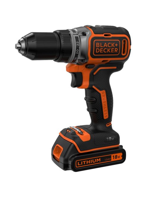 BLACK+DECKER BL186K, 18Volt: Akkumulátoros fúrócsavarozó BL186K, 18V-os (BL186K-QW)