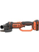 BLACK+DECKER Akkus sarokcsiszoló BCG720M1, 18 volt (BCG720M1-QW)