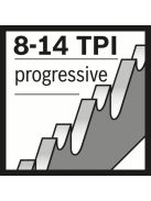 Bosch Szablyafűrészlap S 123 XF Progressor for Metal, 100 db (2608654416)