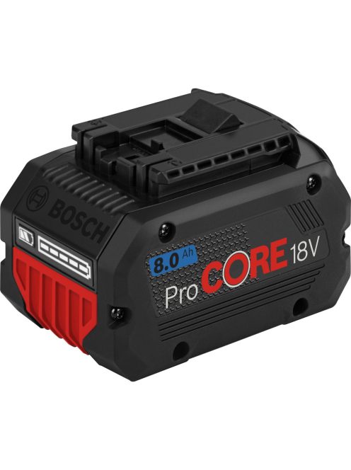 Bosch ProCORE18V 8.0Ah Professzionális, újratölthető akkumulátor (1600A016GK)