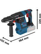 Bosch Akkus fúrókalapács GBH 18V-26 F Professional (061191000E)