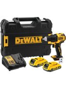 DeWALT DCD708D2T, 18Volt: Akkumulátoros fúrócsavarozó DCD708D2T, 18V-os (DCD708D2T-QW)