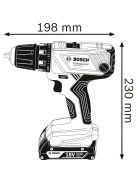 Bosch Akkus fúrócsavarozó GSR 18V-21 Professional solo, 18 volt (06019H1009)