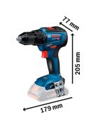 Bosch Akkus fúrócsavarozó GSR 18V-55 Professional solo, 18 volt (06019H5202)