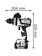 Bosch Akkus kombi fúrócsavarozó GSB 18 V-110 C Professional, 18 volt (0615990L59)