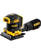 DeWALT Akkus vibrációs csiszoló DCW200NT, 18V, orbitális csiszoló (DCW200NT-XJ)