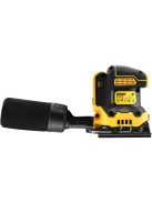 DeWALT Akkus vibrációs csiszoló DCW200NT, 18V, orbitális csiszoló (DCW200NT-XJ)