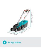 GARDENA Akkus fűnyíró PowerMax 32/36V P4A solo, 36V (2x18V) (14621-55)