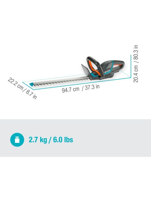 GARDENA Akkus sövénynyíró ComfortCut 50/18V P4A solo (14730-55)