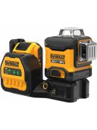 DEWALT akkumulátoros többvonalas lézer 3x360° DCE089D1G18-QW, 18 volt, keresztvonalas lézer