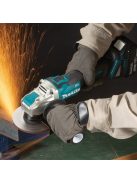 Makita X-LOCK akkumulátoros sarokcsiszoló DGA521ZX1, 18 volt