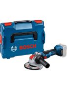 Bosch X-LOCK akkumulátoros sarokcsiszoló GWX 18V-10 Professzionális szóló, 18 volt (06017B0101)