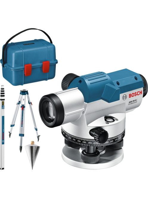 Bosch optikai szintezőkészülék GOL 20 G Professional, építőállvánnyal