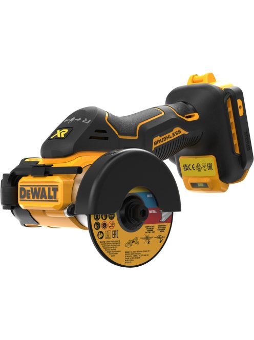 DeWALT Akkus többanyagú vágó DCS438N, 76mm, 18V, vágógép (DCS438N-XJ)