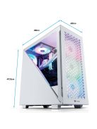 Thermaltake Kallisto White, játék PC (BBS812AM)