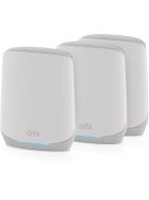 Netgear Orbi WiFi6 háromsávos hálós rendszer 3 darabból, hálós router (RBK763S-100EUS)