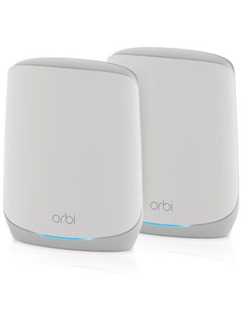 Netgear Orbi WiFi6 háromsávos hálós rendszer 2 db-os hálós router (RBK762S-100EUS)