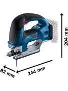 Bosch Akkus szúrófűrész GST 18V-155 BC Professzionális szóló, 18 volt (06015B1001)