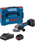 Bosch X-LOCK akkumulátoros sarokcsiszoló BITURBO GWX 18V-15 PSC Professional