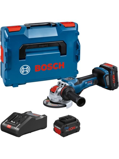 Bosch X-LOCK akkumulátoros sarokcsiszoló BITURBO GWX 18V-15 PSC Professional