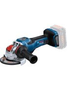 Bosch X-LOCK akkumulátoros sarokcsiszoló BITURBO GWX 18V-15 PSC Professional