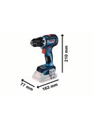 Bosch Akkus fúrócsavarozó GSR 18V-90 C Professional, 18 volt (06019K6004)