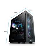 Thermaltake Titan Black, játék PC (PC-000026-DE)