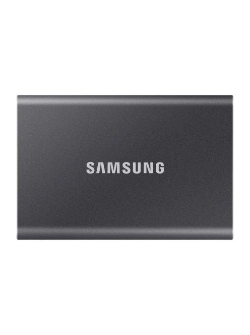 Samsung hordozható SSD T7 500 GB USB 3.2 Gen2 Type-C Titan Grey (MU-PC500T/WW)