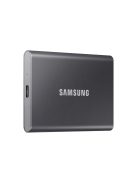 Samsung hordozható SSD T7 500 GB USB 3.2 Gen2 Type-C Titan Grey (MU-PC500T/WW)