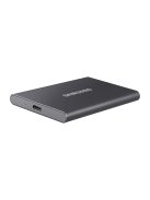 Samsung hordozható SSD T7 500 GB USB 3.2 Gen2 Type-C Titan Grey (MU-PC500T/WW)