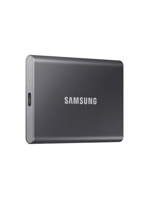 Samsung hordozható SSD T7 1 TB USB 3.2 Gen2 Type-C Titan Grey PC/Mac (MU-PC1T0T/WW)