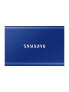 Samsung hordozható SSD T7 2TB USB 3.2 Gen2 Type-C Indigo Blue PC/Mac (MU-PC2T0H/WW)