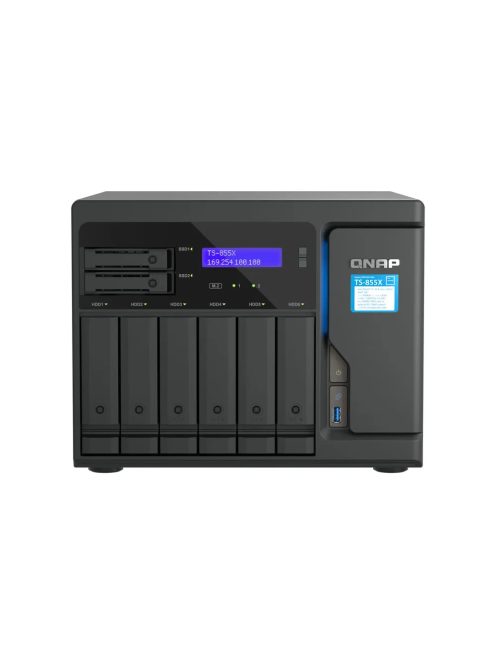 QNAP TS-855X-8G NAS rendszer 8-rekeszes (TS-855X-8G)