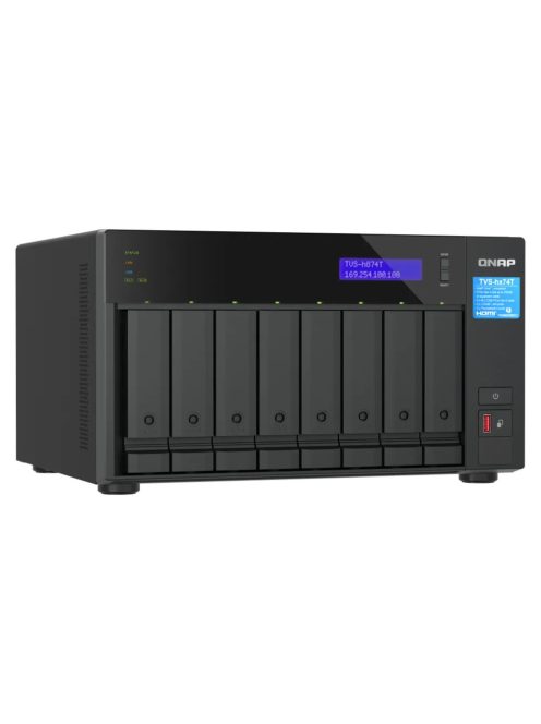 QNAP TVS-h874T-i9-64G NAS rendszer 8-rekeszes (TVS-H874T-I9-64G)