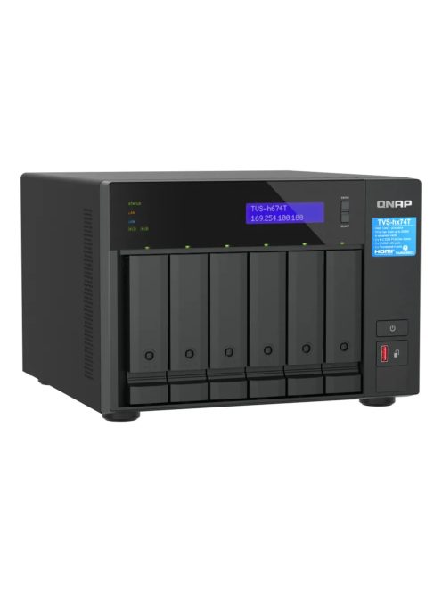 QNAP TVS-h674T-i5-32G NAS rendszer 6-rekeszes (TVS-H674T-I5-32G)