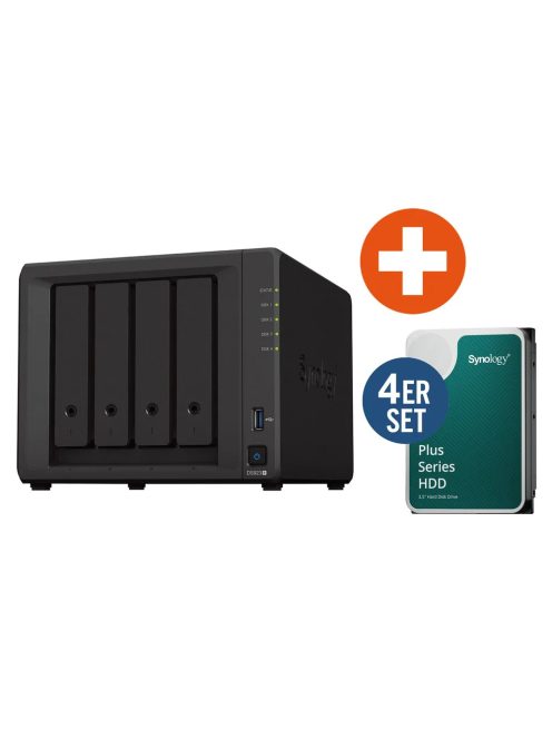 Synology DS923+ NAS rendszer 4-rekeszes 24 TB 4x 6 TB Synology HDD HAT3300-6T (DS923+_HAT3300-6T)