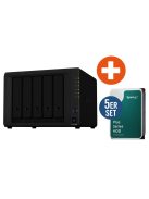 Synology DS1522+ NAS rendszer 5-rekeszes 20 TB 5x 4 TB Synology HDD HAT3300-4T (DS1522+_HAT3300-4T)