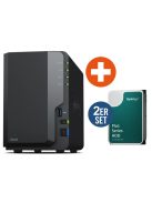 Synology DS223 NAS rendszer 2-rekeszes 8 TB 2x 4 TB Synology HDD HAT3300-4T (DS223_HAT3300-4T)