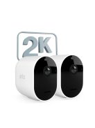 Arlo Pro 5 kültéri térfigyelő kamera - 2 db fehér készlet (VMC4260P-100EUS)