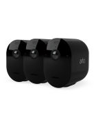 Arlo Pro 5 kültéri térfigyelő kamera - 3 db-os fekete készlet (VMC4360B-100EUS)