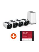 eufyCam 3 térfigyelő kamera 4K 4+1 napelemes kültéri helyi tárhely + 1TB SSD (5B41-01F+5B41-01E+33)