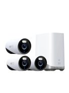 eufy E330 térfigyelő kamera 4K 3+1 kültéri helyi tároló 24/7 felvétel (5B41-028+5B41-029)