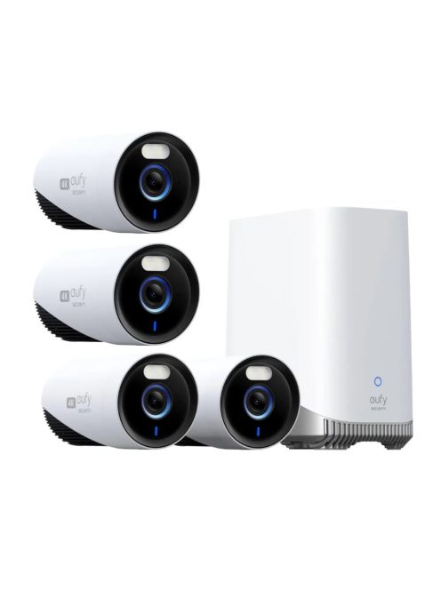 eufy E330 térfigyelő kamera 4K 4+1 kültéri helyi tároló 24/7 felvétel (5B41-028+5B41-029_2E)