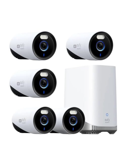 eufy E330 térfigyelő kamera 4K 5+1 kültéri helyi tároló 24/7 felvétel (5B41-028+5B41-029_3E)