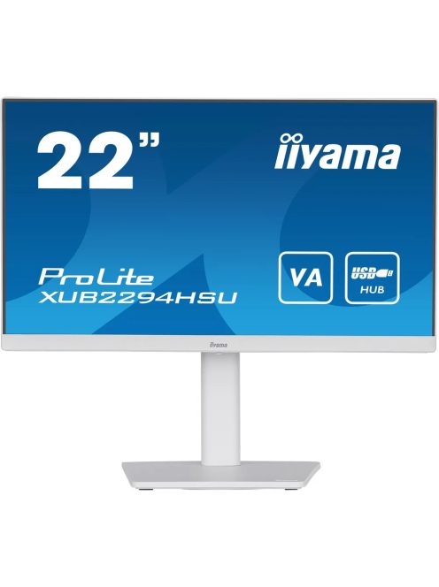 iiyama ProLite XUB2294HSU-W2 54,5 cm-es (21,5") FHD VA monitor HDMI/DP/USB (XUB2294HSU-W2)